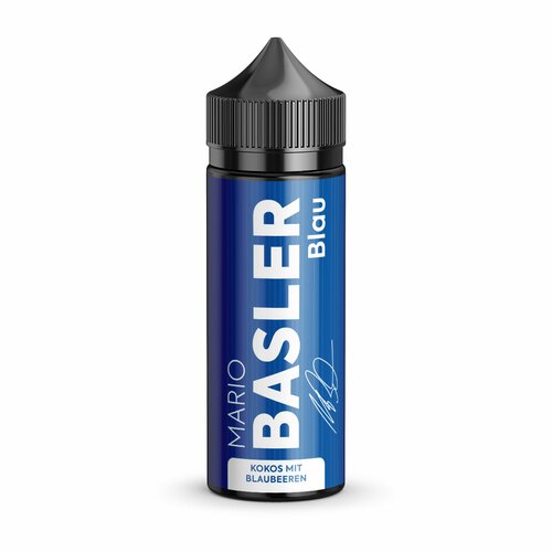 Mario Basler - Blau - Kokos Blaubeere - 15ml Aroma (Longfill) // Steuerware