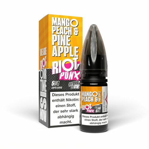 *NEU* Riot Salt - PUNX - Mango, Peach & Pineapple - Hybrid Nic Salt - 10ml // Steuerware