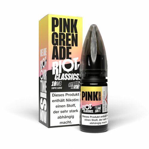 Riot Salt - Classics - Pink Grenade - Hybrid Nic Salt - 10ml // Steuerware
