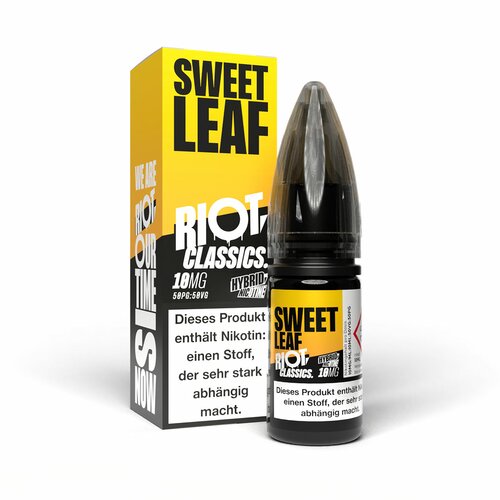 Riot Salt - Classics - Sweet Leaf - Hybrid Nic Salt - 10ml // Steuerware