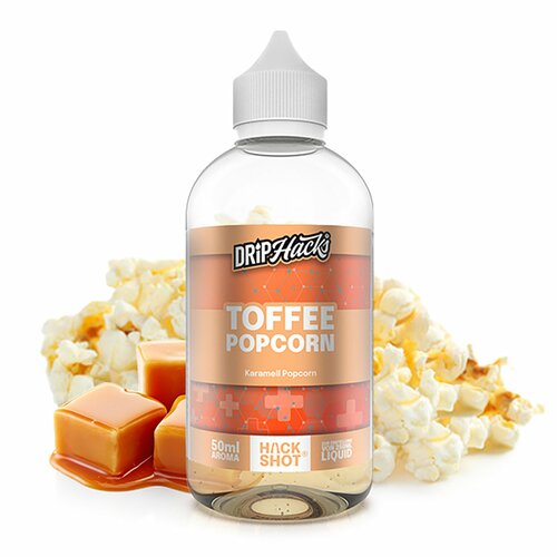 Drip Hacks - Toffee Popcorn - 50ml Aroma (Longfill) // Steuerware