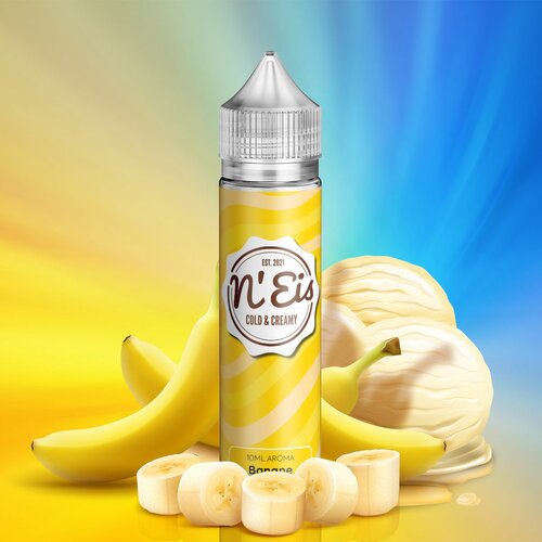 nEis - Banane - 10ml Aroma (Longfill) // Steuerware