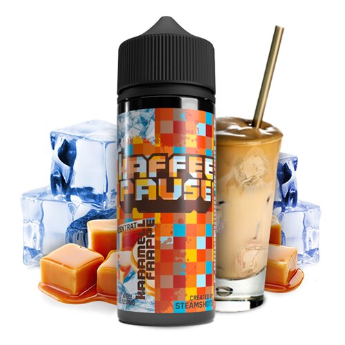 Kaffeepause - Karamell Frappé Ice - 10ml Aroma (Longfill)...