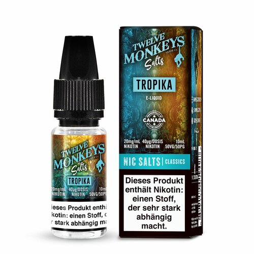 Twelve Monkeys - Tropika - Nic Salt - 10ml - 20mg/ml // Steuerware