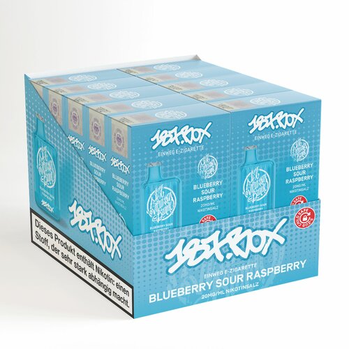 187 Box - Blueberry Sour Raspberry - 20mg/ml // Steuerware