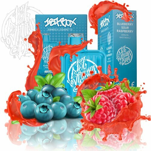 *NEU* 187 Box - Blueberry Sour Raspberry - 20mg/ml (Kindersicherung) // Steuerware
