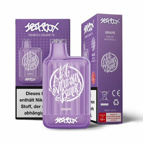 187 Box - Grape - 20mg/ml (Kindersicherung) // Steuerware