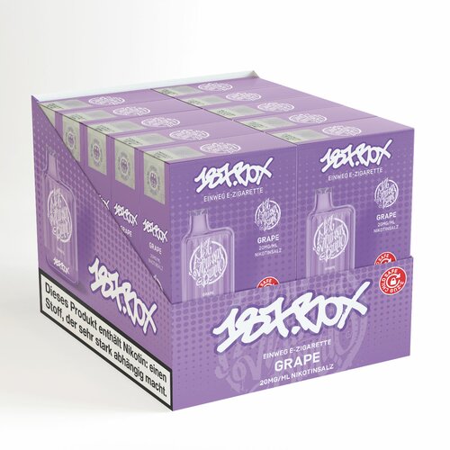 187 Box - Grape - 20mg/ml // Steuerware