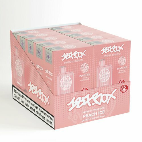 187 Box - Peach Ice - 20mg/ml (Kindersicherung) // Steuerware