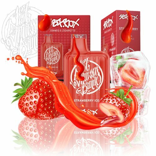 *NEW* 187 Box - Strawberry Ice - 20mg/ml (Child Proof) // German Tax Stamp