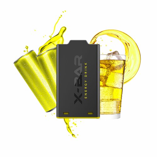 X-Bar - X-Shisha - Pod - Energy Drink (0mg/ml - Nikotinfrei) // Steuerware