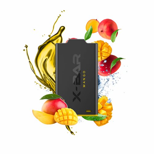 X-Bar - X-Shisha - Pod - Ice Mango (0mg/ml - Nikotinfrei) // Steuerware