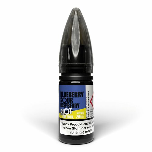 Riot Salt - BAR EDTN - Blueberry Sour Raspberry - Nikotinsalz - 10ml // Steuerware