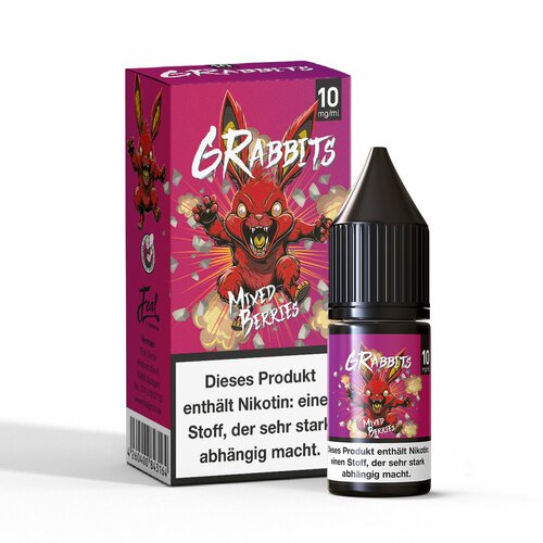 6Rabbits - Mixed Berries - Hybrid Nikotin - 10ml // Steuerware