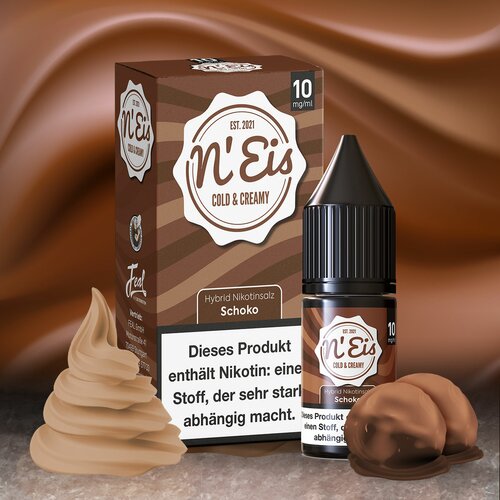 nEis - Schokolade - Hybrid Nikotin - 10ml // Steuerware