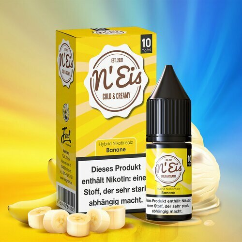 *NEU* nEis - Banane - Hybrid Nikotin - 10ml // Steuerware