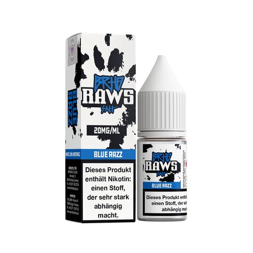 Barehead - BRHD Raws - Blue Razz - Hybrid Nikotin - 10ml...