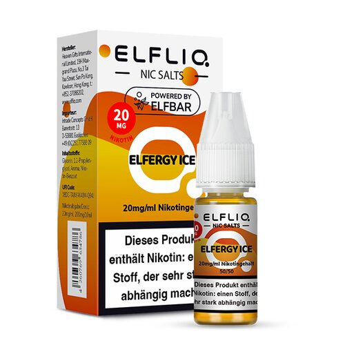ELFLIQ - Elfergy Ice - 10ml - 20mg/ml - Nikotinsalz // Steuerware