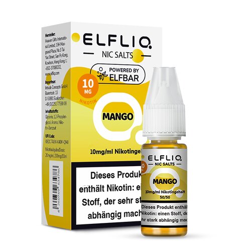 ELFLIQ - Mango - 10ml - 10mg/ml - Nikotinsalz // Steuerware