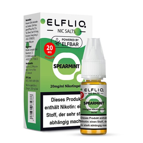 ELFLIQ - Spearmint - 10ml - 20mg/ml - Nikotinsalz // Steuerware