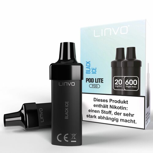 Linvo Lite POD Kit - Prefilled Pods (2 Stück) - Black Ice - 20mg/ml // Steuerware
