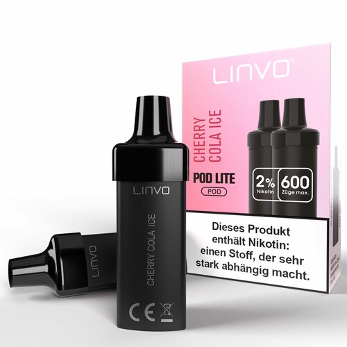 Linvo Lite POD Kit - Prefilled Pods (2 Stück) - Cherry Cola Ice - 20mg/ml // Steuerware