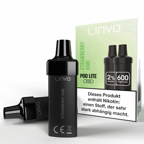Linvo Lite POD Kit - Prefilled Pods (2 Stück) - Strawberry Kiwi - 20mg/ml // Steuerware