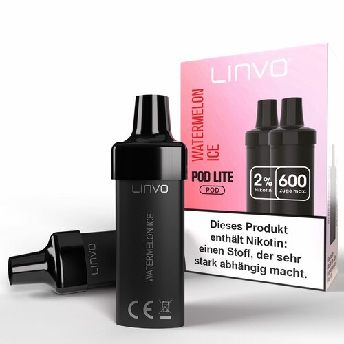 Linvo Lite POD Kit - Prefilled Pods (2 Stück) - Watermelon Ice - 20mg/ml // Steuerware