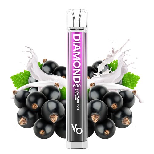 Vapes Bars - Diamond 600 - Blackcurrant Squash - 20mg/ml // Steuerware