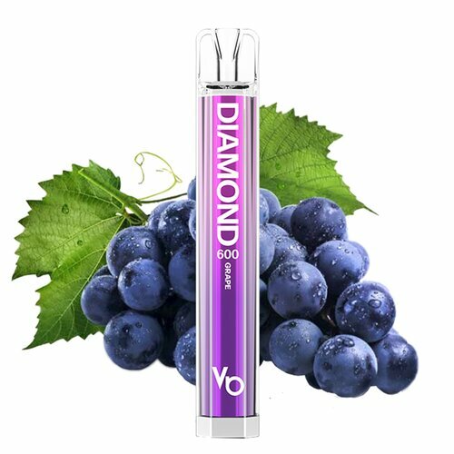 Vapes Bars - Diamond 600 - Grape - 20mg/ml (Child Proof)...
