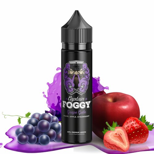 *NEU* Captain Foggy - Grape Gale - 10ml Aroma (Longfill) // Steuerware
