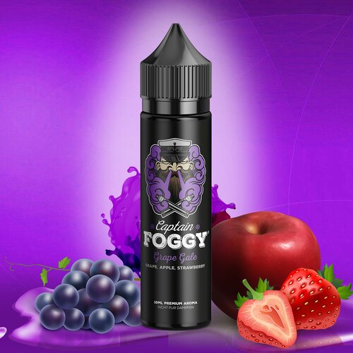 *NEU* Captain Foggy - Grape Gale - 10ml Aroma (Longfill) // Steuerware