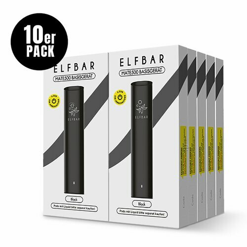 ELF Bar - Mate 500 - Basisgerät - Black (Kindersicherung)