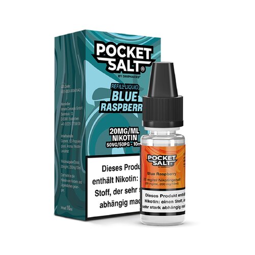 *NEU* Drip Hacks - Pocket Salt - Blue Raspberry - 10ml -...