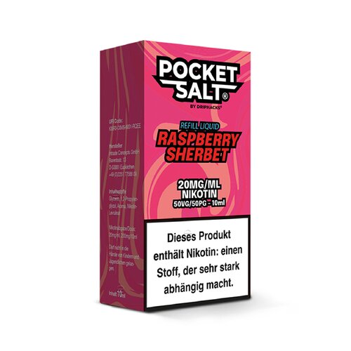 *NEU* Drip Hacks - Pocket Salt - Raspberry Sherbet - 10ml...