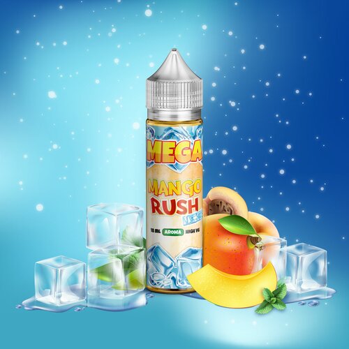 *SALE* MEGA - Mango Rush ICE - 18ml Aroma (Longfill) - MHD 06/22