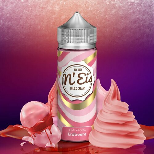 nEis - Erdbeere - 30ml Aroma (Longfill) // TPD Konform