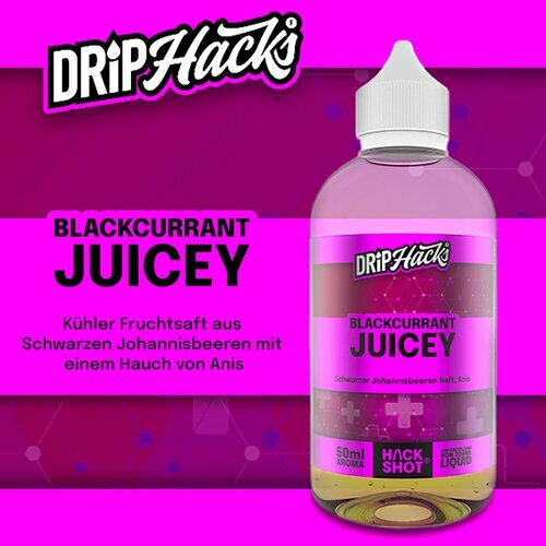 Drip Hacks - Blackcurrant Juicey - 50ml Aroma (Longfill) // TPD Konform