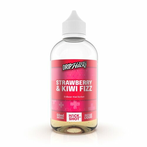 Drip Hacks - Strawberry & Kiwi Fizz - 50ml Aroma (Longfill)