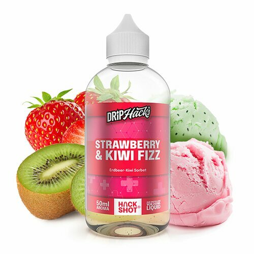 Drip Hacks - Strawberry & Kiwi Fizz - 50ml Aroma (Longfill)