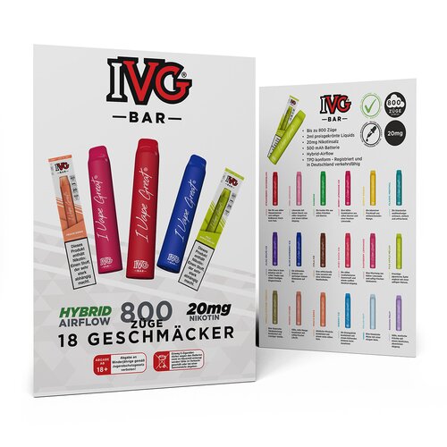 IVG Bar - Poster A2 (German, 2 sides)
