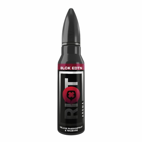Riot Squad - BLCK Edition - Deluxe Passionfruit & Rhubarb - 15ml Aroma (Longfill)