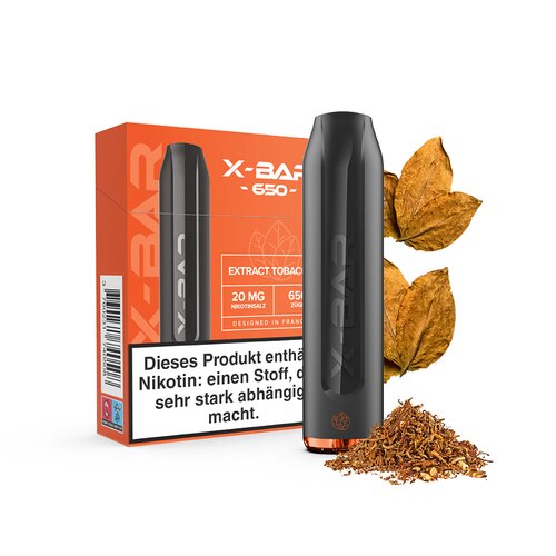 X-BAR Mini - Tobacco Extract - 20mg/ml // German Tax Stamp