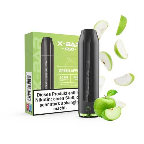 X-BAR Mini - Green Apple - 20mg/ml // Steuerware