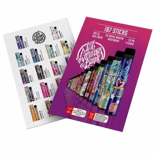 187 Sticks - Flyerpack (ca. 10 Stück)