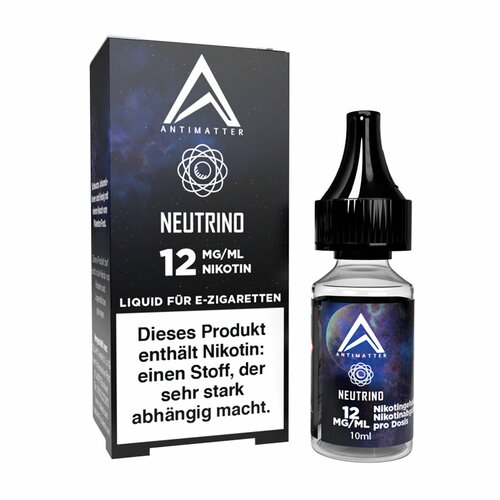 Antimatter - Neutrino - 10ml - 12 mg/ml // German Tax Stamp