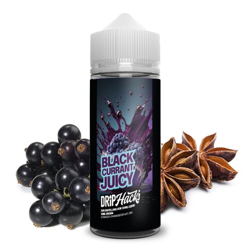 Drip Hacks - Blackcurrant Juicey - 10ml Aroma (Longfill)...