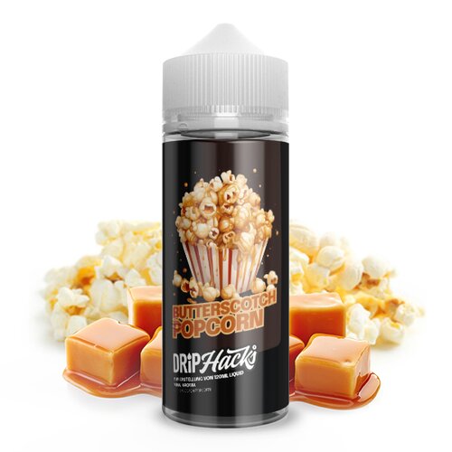 Drip Hacks - Butterscotch Popcorn - 10ml Aroma (Longfill) // Steuerware
