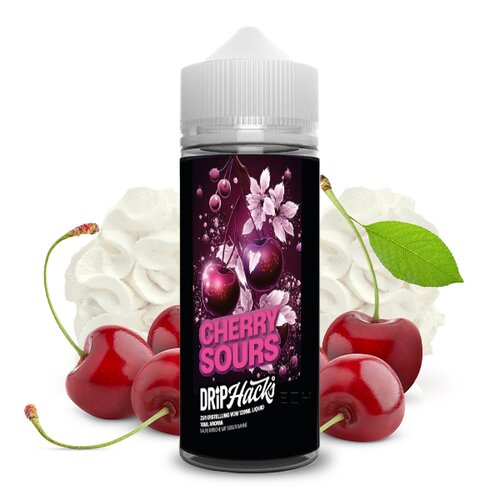 Drip Hacks - Cherry Sours - 10ml Aroma (Longfill) //...