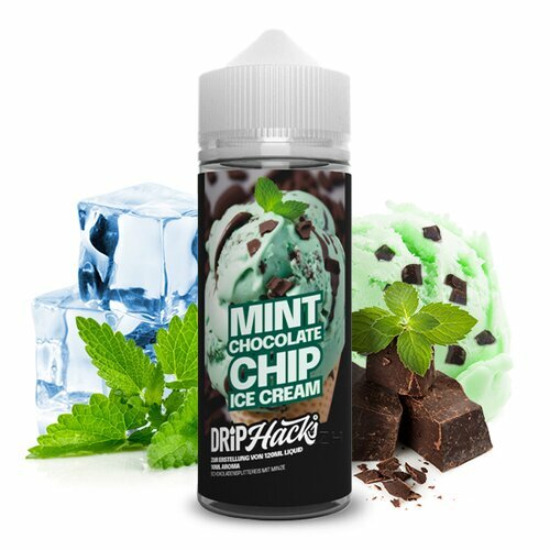 *NEU* Drip Hacks - Mint Chocolate Ice Cream - 10ml Aroma (Longfill) // Steuerware